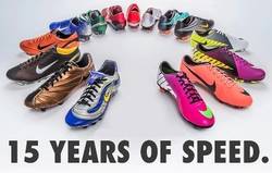 Enlace a 15 años de Nike Mercurial
