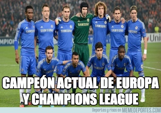 132869 - Chelsea FC, campeón actual de europa y champions league