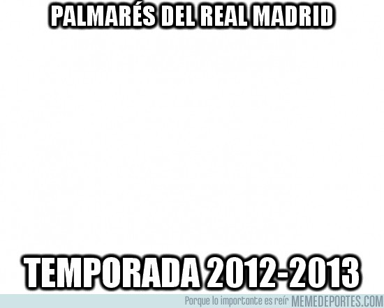 134201 - Palmarés del Real Madrid 2012/2013