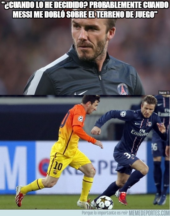 134460 - ¿Messi provocó la retirada de Beckham?