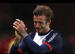 Enlace a VÍDEO: Beckham llorando en el momento de su retirada del fútbol