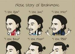 Enlace a La historia de Ibrahimovic y su nariz