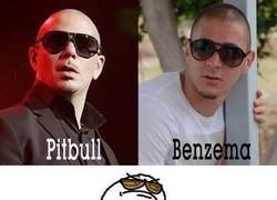 Enlace a Benzema y Pitbull, close enough