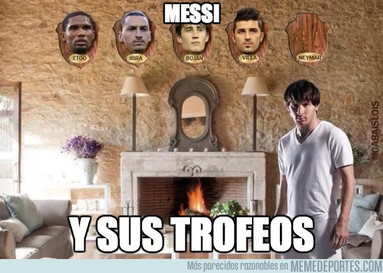 140870 - Messi y sus trofeos