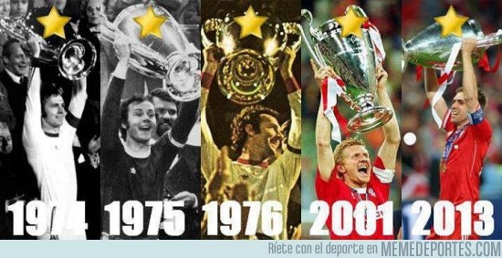 141635 - El Bayern y sus Champions
