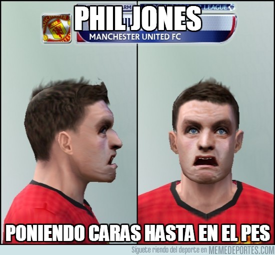 144184 - Phil Jones, hasta en el PES
