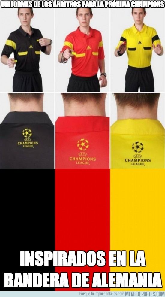 149657 - Los uniformes de los árbitros para la próxima Champions