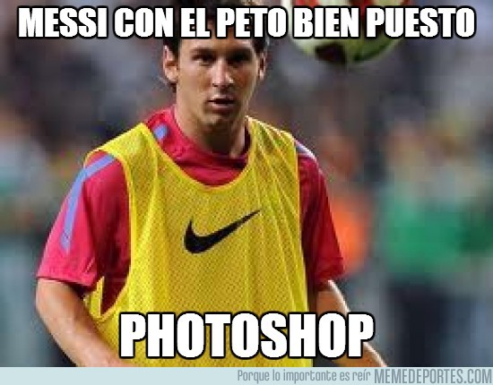 151150 - Messi con el peto bien puesto