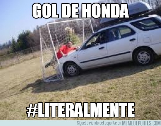 152912 - Gol de Honda #chistaco