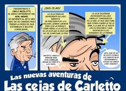 Enlace a Ancelotti y sus cejas