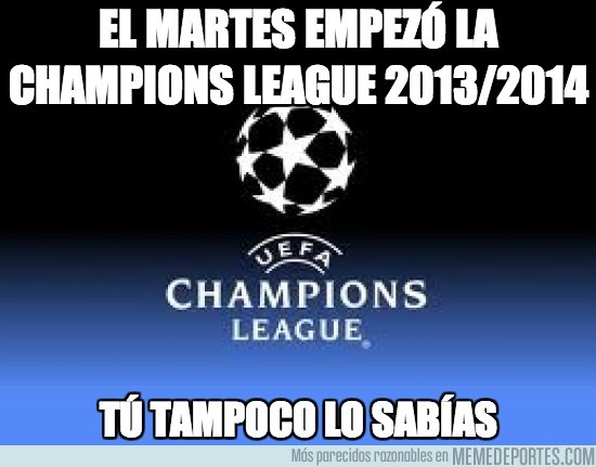 160276 - El martes empezó la Champions League 2013/2014