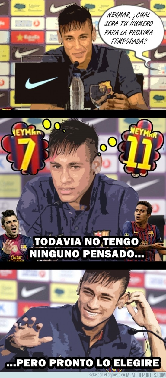 161321 - ¿Cuál será el dorsal de Neymar en el Barça?