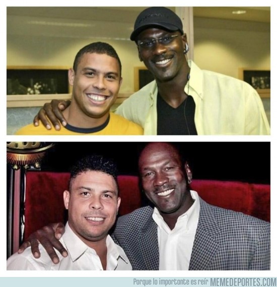 161490 - Jordan y Ronaldo unos años después