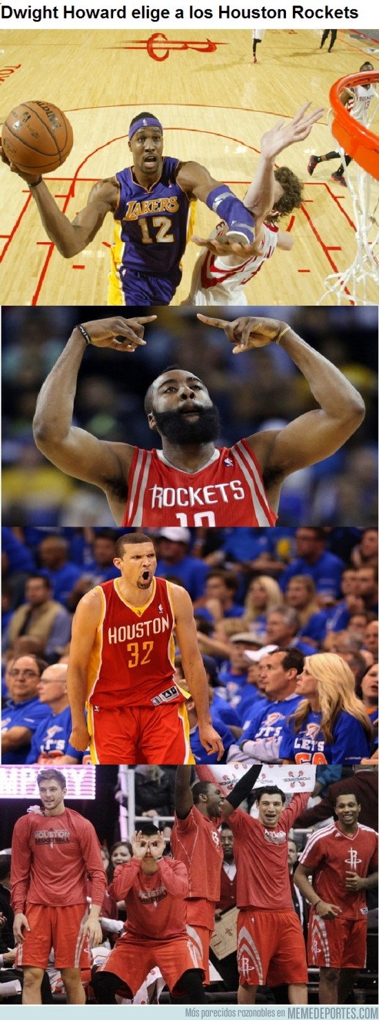 161648 - Dwight Howard elige a los Houston Rockets