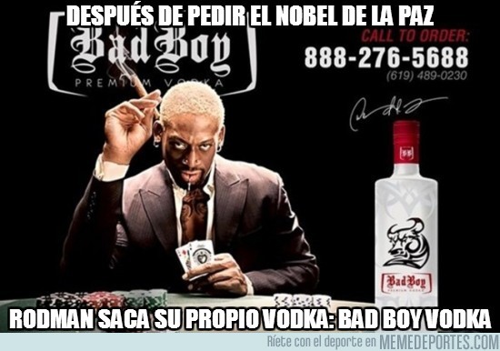 163558 - Vodka Rodman, para las borracheras más locas