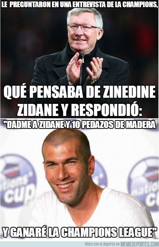164795 - Ferguson sobre Zidane