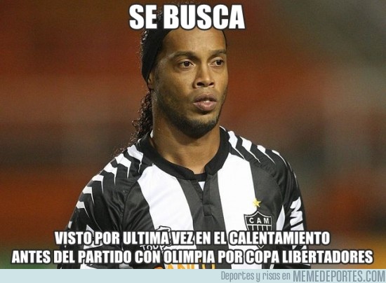 165748 - Se busca a Ronaldinho