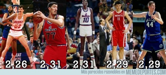 166722 - Los más altos en la historia de la NBA, ¡ahí está nuestro Yao!