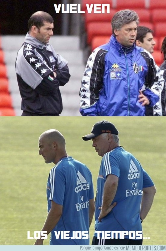 166776 - Zidane y Ancelotti