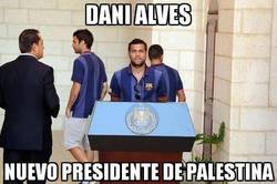 Enlace a Dani Alves, nuevo presidente de Palestina