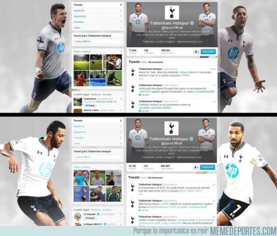 172721 - Borran a Bale del Twitter del Tottenham. ¿Estará al caer?