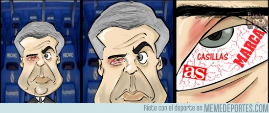 177302 - La prensa es la razón por la que Ancelotti tiene el ojo rojo