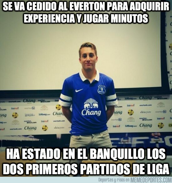 179705 - Se va cedido al Everton para adquirir experiencia y jugar minutos