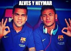 Enlace a Alves y Neymar ya sabían el resultado