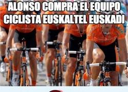Enlace a Alonso compra el equipo ciclista Euskaltel Euskadi