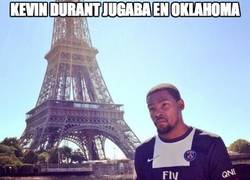 Enlace a Kevin Durant jugaba en Oklahoma