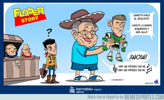 Florentino con su nuevo juguete