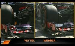 Enlace a Diferencias entre el nuevo alerón de Vettel y el de Webber. ¿Ventaja alguien?