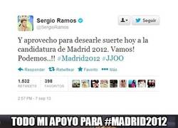 Enlace a Sergio Ramos gafando a Madrid 2020 con su tweet [Ya borrado] 