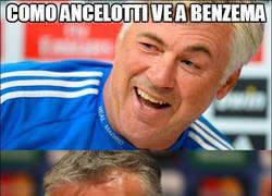 Enlace a Como Ancelotti ve a Benzema