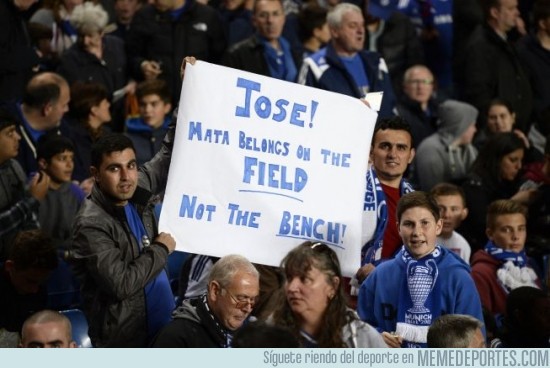 188100 - Fans del Chelsea le piden a Mourinho que Mata sea titular