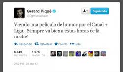 Enlace a Gerard Piqué no se corta ni un pelo con el partido del Madrid