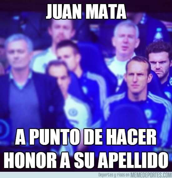 191084 - Juan Mata, a punto de hacer honor a su apellido