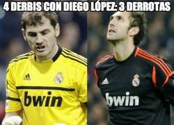 Enlace a Casillas y Diego López en los derbis