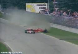 Enlace a GIF: Increíble control de Mansell en Imola '90 [remember]