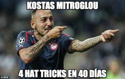 Enlace a Kostas Mitroglou, rey del hat-trick