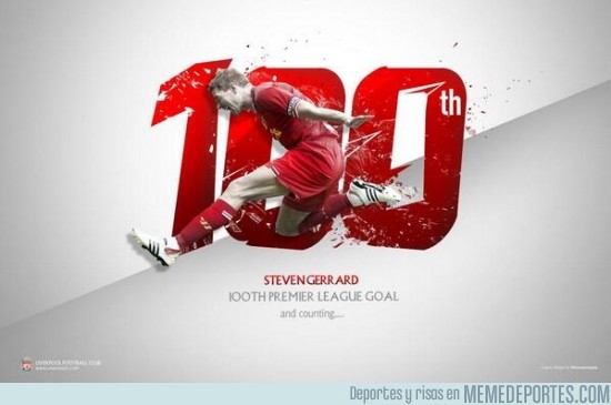 197181 - Gerrard, 100 goles en Premier League