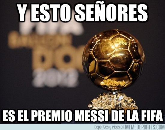 200949 - El premio Messi de la FIFA