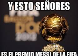 Enlace a El premio Messi de la FIFA