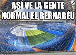 Enlace a Así ve la gente normal el Bernabéu