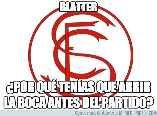 201839 - Blatter, nuevo enemigo del Sevilla