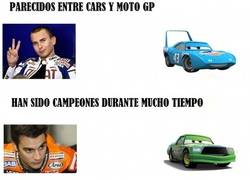Enlace a Parecidos entre Cars y Moto GP