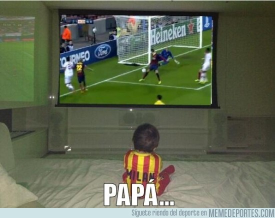 204721 - Papa ¿qué haces? via @Memesbarcelona