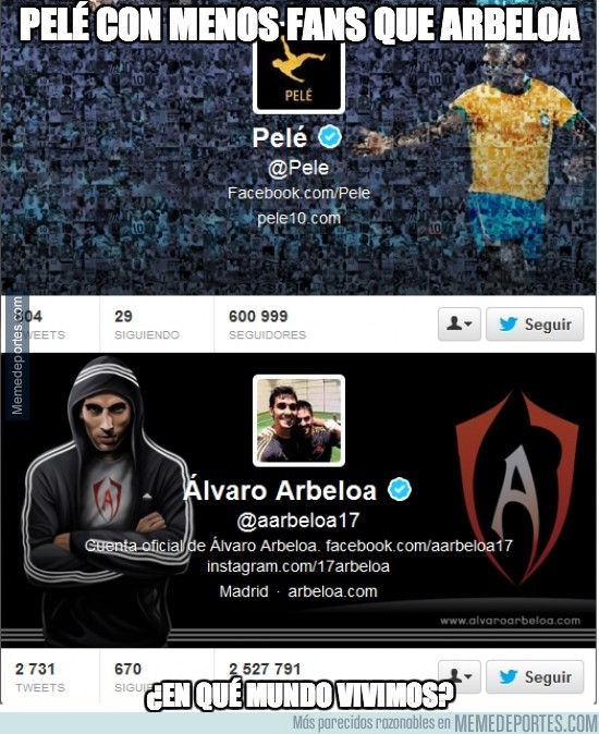 208578 - Pelé con menos fans que Arbeloa