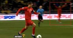 Enlace a Pepe celebrando el gol de Cristiano Ronaldo antes de que marcara