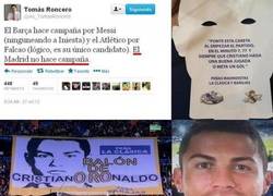 Enlace a El Real Madrid no hace campaña para el balón de oro, decía Roncero